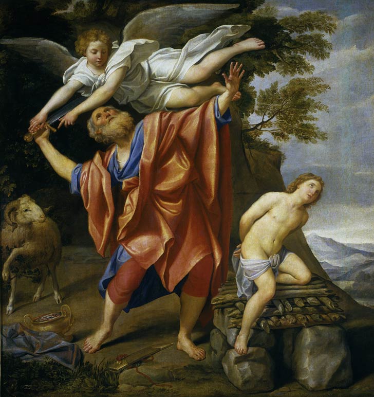 Abraham obětující syna Izáka, 1627 – Domenichino