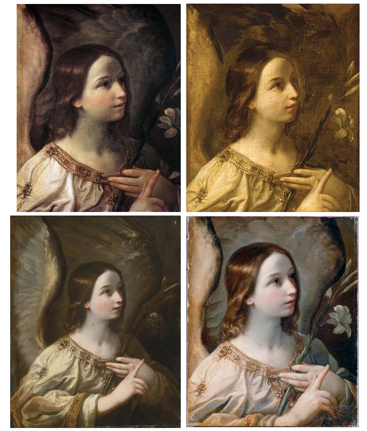 Archanděl Gabriel, 1600-1650 – Guido Reni, VARIACE OBRAZU (žáci a následovníci mistra)