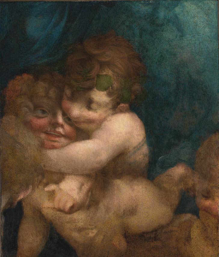 Objímající anděl, 1513 – 1517, Rosso Fiorentino