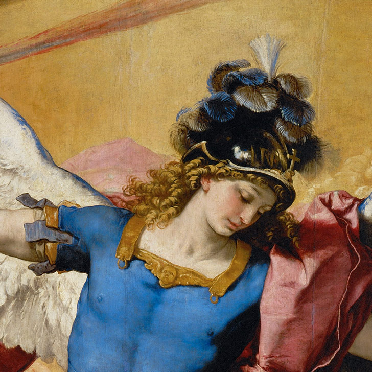 Pád vzdorných andělů, 1660/1665  – Luca Giordano, DETAIL