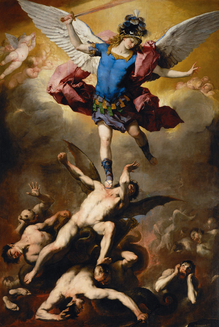 Pád vzdorných andělů, 1660/1665  – Luca Giordano