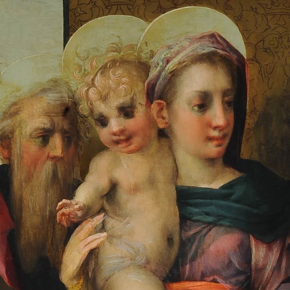 Madona mezi čtyřmi svatými, 1518 – Rosso Fiorentino - DETAIL