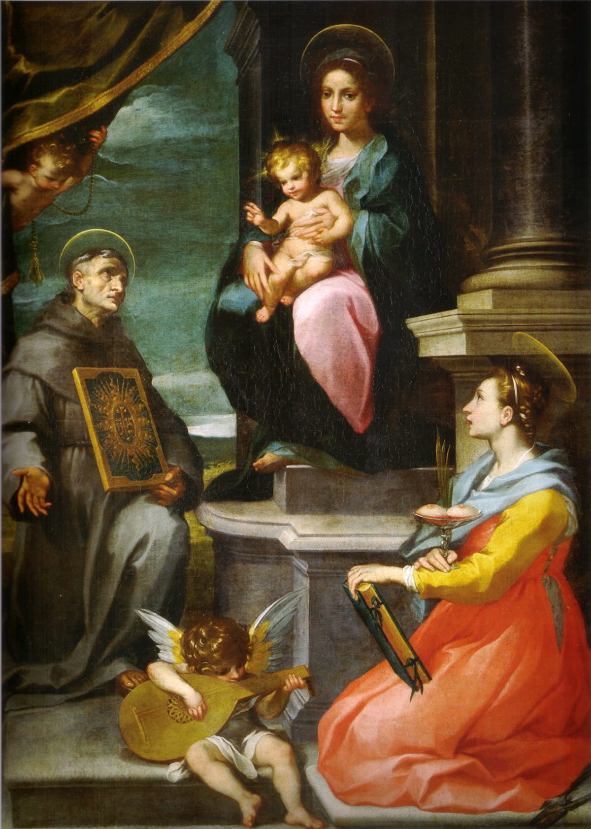 Francesco Vanni: Madona s dítětem (1600)